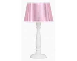 Lampka nocna w różowe paski