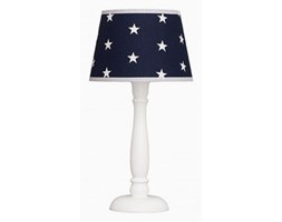 Lampka nocna granatowo-biała w gwiazdki