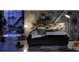 Łóżko Boxspring 995 41 Tkanina( zagłowie) + Skóropodobne ( pozostała cześć łóżka)