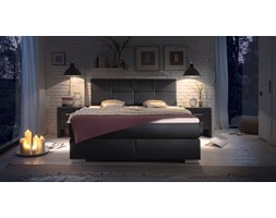 Łóżko Boxspring 996 41 Skóropodobne