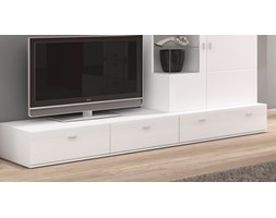 Szafka RTV 96 cm Flower biała
