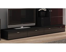 Szafka RTV 96 cm Flower czarna
