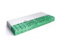 Materac Braga 140x200, Profilowana pianka HR, średnio-twardy