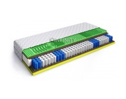 Materac Ivo 100x200 2x kokos, Visco 4cm, atest Sanitized