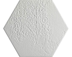 Codicer95 Milano White Hex 25x22 Płytka Gresowa Podłogowo-Ścienna CO/MH22WH