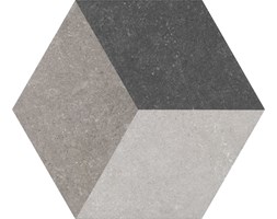 Codicer95 Traffic 3D Grey Hex 25x22 Płytka Gresowa Podłogowo-Ścienna CO/TR3D22GRHE