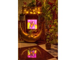 Stylowa lampka nocna - Fioletowa noc – by Paula Marinelli