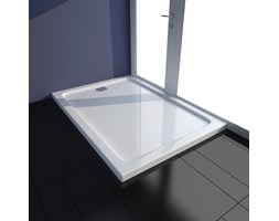 vidaXL Brodzik prysznicowy prostokątny ABS biały 70 x 100 cm