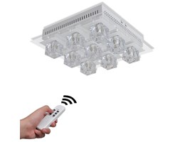 vidaXL Lampa sufitowa z 9 światełkami LED zmieniająca kolory