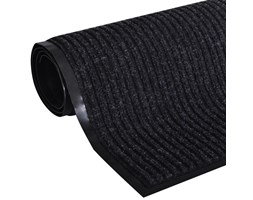 vidaXL Wycieraczka pod drzwi PCV czarna 180 x 240 cm