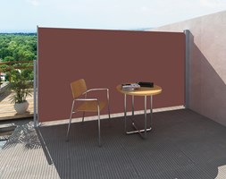 vidaXL Wysuwana markiza boczna na taras,180 x 300 cm, brązowa
