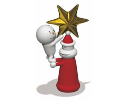 A di Alessi CATCH A FALLING STAR With a Little Help - Ozdoba Choinkowa - Czubek
