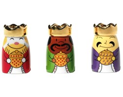 A di Alessi RE MAGI Porcelanowe Figurki - Trzej Królowie