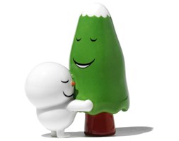 A di Alessi THE HUG TREE Porcelanowa Figurka