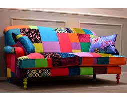 Sofa Patchwork Leniwiec, Juicy Colors, Trzyosobowa .