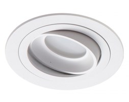 PP Design 825 WH OPRAWA HALOGENOWA WPUSZCZANA REGULOWANA OCZKO ALUMINIUM BIAŁY PAR16 MR16 GU10 230V LED