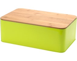 Metalowy chlebak z deską do krojenia, 2w1