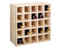 Drewniany stojak na wino, 25 butelek, ZELLER
