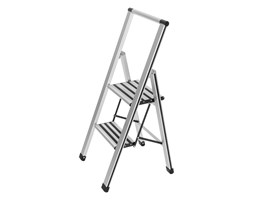 Aluminiowa drabina, 2-stopniowa, WENKO