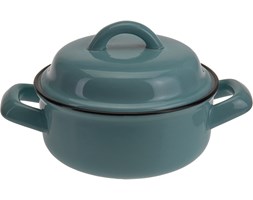 Ceramiczny garnek z pokrywką, naczynie żaroodporne, 200 ml