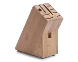 Bambusowy stojak na noże, blok do noży - 22x22x9cm