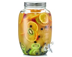 Słój z kranem i pokrywą COUNTRY STYLE - dystrybutor napojów, 5 l, ZELLER