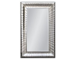 Barun Srebrne Lustro Nowoczesne w Stylowej Ramie 100x160cm