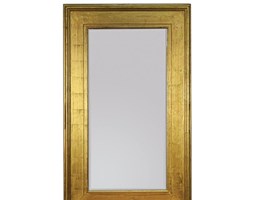 TED LAPIDUS Złote Lustro Dekoracyjne w Stylowej Ramie RETRO 90x150cm