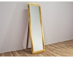 WENUS Stojące Złote Lustro Dekoracyjne Glamour 50x164cm