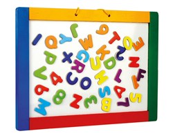 Bino Tablica magnetyczna do powieszenia z literkami