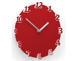 Zegar ścienny Umbra Numero red