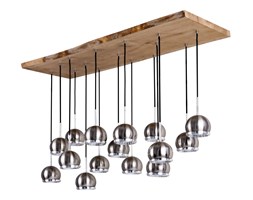BALL WOOD żyrandol 15 x 5,5W LED GU10 SPOT LIGHT 5031574
