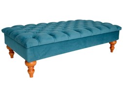 ŁAWECZKA/ŁAWA PIKOWANA "BUDUAR BLUE" 75x61cm