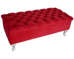 ŁAWECZKA PIKOWANA Z POJEMNIKIEM RED"ROXANE" 75x47cm