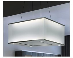 Okap Wyspowy Prince White 60 cm Biały