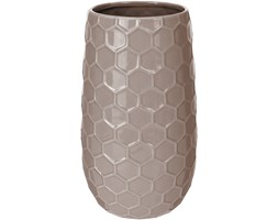 Ceramiczny wazon na kwiaty, dekoracje - wysoki, 21 x Ø 12 cm