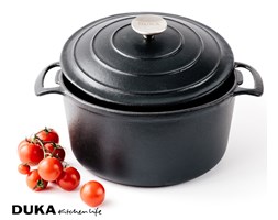 Żeliwny garnek 5,3 l czarny