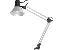 Lampa stołowa, biurkowa, Student Srebrna, 1x60W, E27, Nowodvorski, 6227