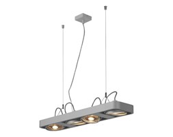 Aixlight R2 Long Led Qpar111 srebrnoszary SLV 159224
