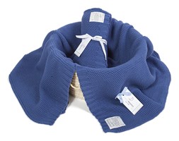 Color Stories - Duży koc Cotton Classic Chabrowy 130x170
