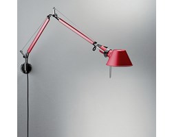 Artemide Tolomeo Micro Parete Czerwone