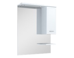 ELITA Aqualine lustro z oświetleniem, szafką i półką 80 cm