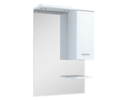ELITA Aqualine lustro z oświetleniem, szafką i półką 70 cm