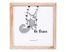 Obrazek w ramce lisek cyrkowiec na trapezie, Be Brave - Bloomingville