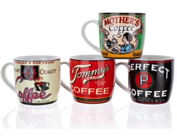 Banquet Kubki Retro Coffee 310 ml, 4 szt, BEZPŁATNY ODBIÓR: WARSZAWA, WROCŁAW, KATOWICE, KRAKÓW!