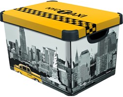 CURVER Pojemnik Deco's Stockholm L New York 25 l, BEZPŁATNY ODBIÓR: WARSZAWA, WROCŁAW, KATOWICE, KRAKÓW!