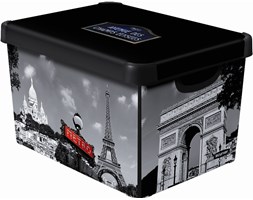 CURVER Pojemnik Deco's Stockholm L Paris 25 l, BEZPŁATNY ODBIÓR: WARSZAWA, WROCŁAW, KATOWICE, KRAKÓW!