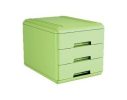 Mini Organizer Zielony 3 szuflady ARDA