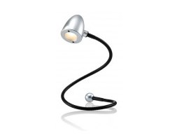Lampa biurkowa USB snake srebrna HANSA