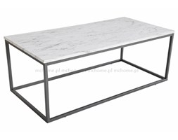 STOLIK KAWOWY RAMA METALOWA BLACK BLAT LAMINAT"MARBLE EFECT"